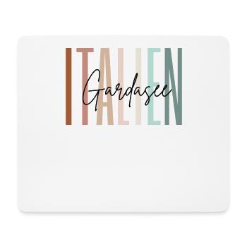 Italien Urlaub Gardasee Geschenk - Mousepad (Querformat) - Weiß - Vorne