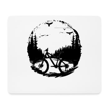 Mountain Bike Graphics - Mouse Pad (horizontal) - white - Front
