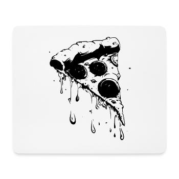 Pizza Piece Drawing - Mouse Pad (horizontal) - white - Front