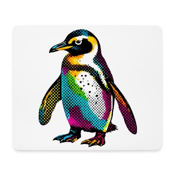 Pingouin - Tapis de souris (format paysage) - blanc - Devant