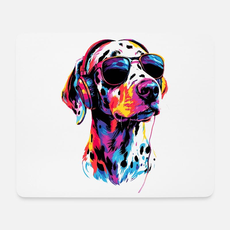 Dalmatiner Hunde Liebhaber Ich Liebe Dalmatiner - Mousepad (Querformat) - Weiß
