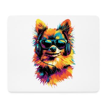 Pomeranian Pomeranian Pom Sweet German Spitz - Mouse Pad (horizontal) - white - Front
