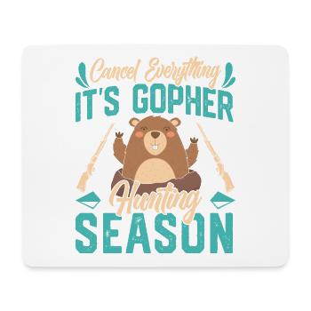 Marmot, Hunter, Hunting - Mouse Pad (horizontal) - white - Front