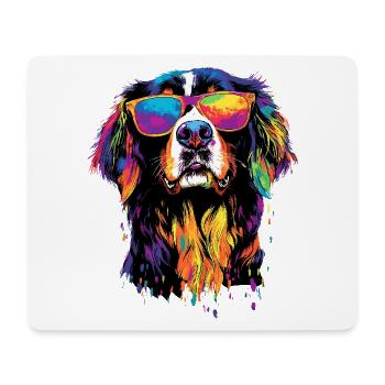 Berner Sennenhund Süße Hunde Schweizer Sennenhunde - Mousepad (Querformat) - Weiß - Vorne