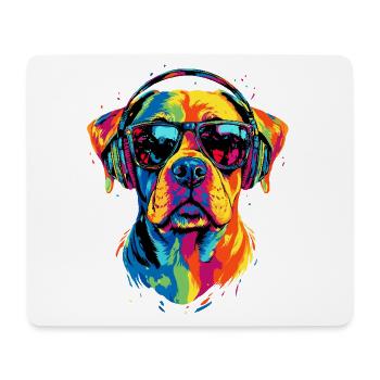 Boxer allemand Chien Boxer Club allemand Boxer Club allemand - Tapis de souris (format paysage) - blanc - Devant