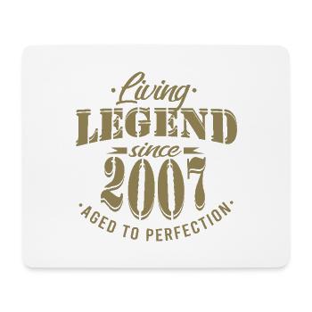 Birthday Legend 2007 Perfection - Tapis de souris (format paysage) - blanc - Devant