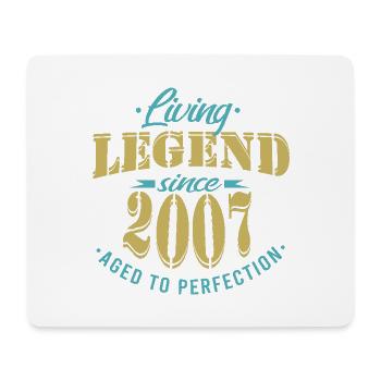 Birthday Legend 2007 Perfection - Tapis de souris (format paysage) - blanc - Devant