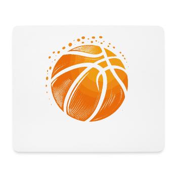 Basketball Ball Graphic - Mouse Pad (horizontal) - white - Front
