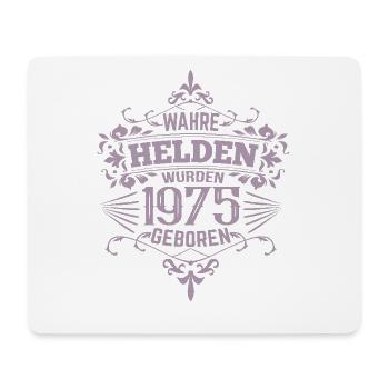  Geburtstag Helden 1975 geboren - Mousepad (Querformat) - Weiß - Vorne