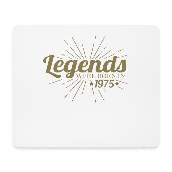 Anniversaire Légende rétro Né en 1975 - Tapis de souris (format paysage) - blanc - Devant