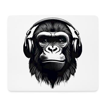gorilla, primate, monkey - Mouse Pad (horizontal) - white - Front