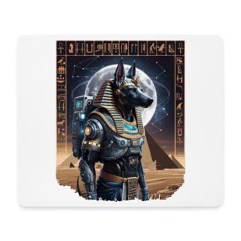 Ancient Anubis Astronaut Sci-Fi Design - Mouse Pad (horizontal) - white - Front