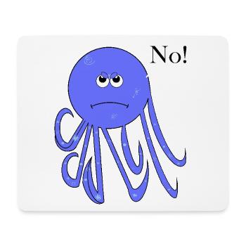 Statement No Squid, No Fun Comic, No - Mouse Pad (horizontal) - white - Front