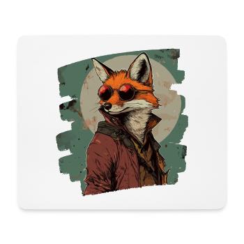 Fuchs - Mousepad (Querformat) - Weiß - Vorne