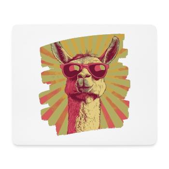 Alpaca - Mouse Pad (horizontal) - white - Front