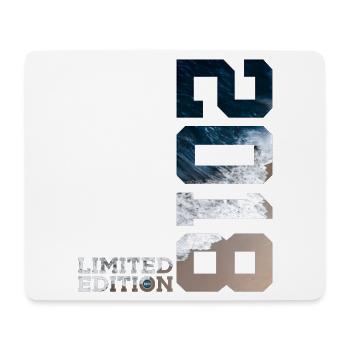 8. GEBURTSTAG LIMITED EDITION 2018 - Mousepad (Querformat) - Weiß - Vorne