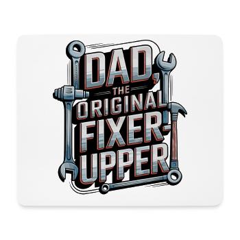 Original Fixer-Upper Papa Shirt | Geschenk zum Vatertag - Mousepad (Querformat) - Weiß - Vorne