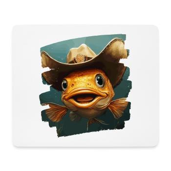 Texas Fishing - Mousepad (Querformat) - Weiß - Vorne