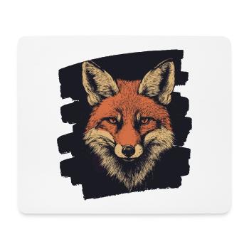 Renard - Tapis de souris (format paysage) - blanc - Devant