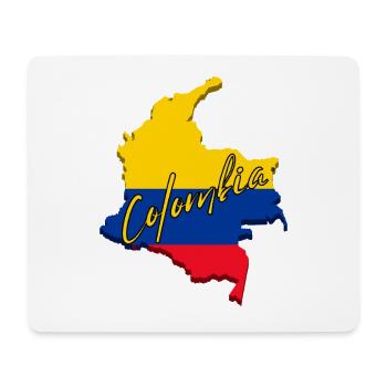 Kolumbianischer Stolz, Flagge von Kolumbien - Mousepad (Querformat) - Weiß - Vorne