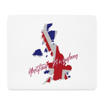 British pride, flag of the United Kingdom - Mouse Pad (horizontal) - white - Front