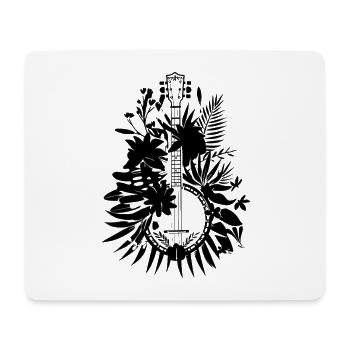 Cartoon Banjo - Mouse Pad (horizontal) - white - Front