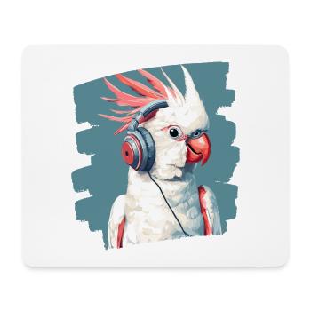 Cockatoo - Mouse Pad (horizontal) - white - Front