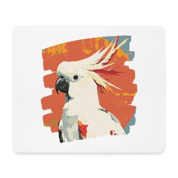 Cockatoo - Mouse Pad (horizontal) - white - Front