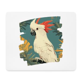 Cockatoo - Mouse Pad (horizontal) - white - Front