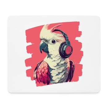 Cockatoo - Mouse Pad (horizontal) - white - Front