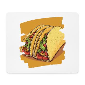 Taco - Mouse Pad (horizontal) - white - Front