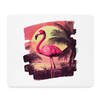 Flamingo - Mouse Pad (horizontal) - white - Front