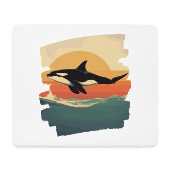 Orca - Mousepad (Querformat) - Weiß - Vorne
