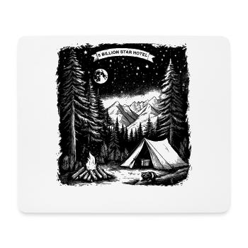 5 Milliarden Sterne Hotel Wandern Natur Geschenk - Mousepad (Querformat) - Weiß - Vorne