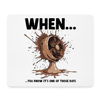 Murphy's Law Meme Katastrophe Büro Kollegen Lustig - Mousepad (Querformat) - Weiß - Vorne