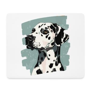Dalmatian - Mouse Pad (horizontal) - white - Front