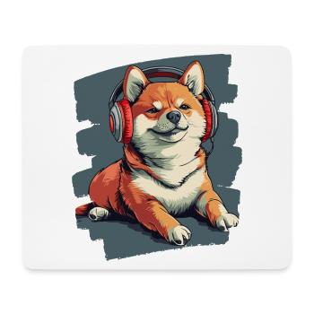 Shiba Inu - Mouse Pad (horizontal) - white - Front