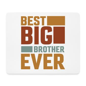 Der beste Big Brother aller Zeiten! Der beste Big Brother aller Zeiten - Mousepad (Querformat) - Weiß - Vorne