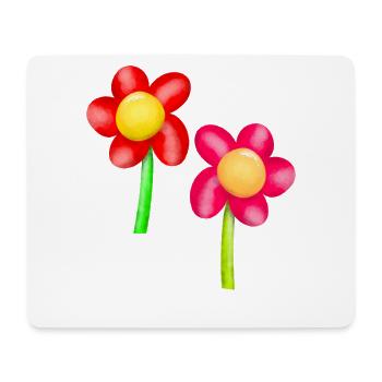 Flowers Flower Spring - Mouse Pad (horizontal) - white - Front