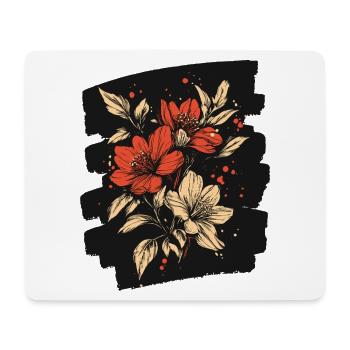 Frühling Frühlingsanfang Blume Blumen - Mousepad (Querformat) - Weiß - Vorne