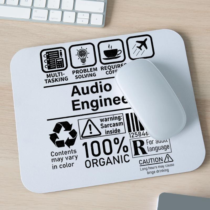 Audio Engineer multi tasking problem solving Mousepad (Querformat)