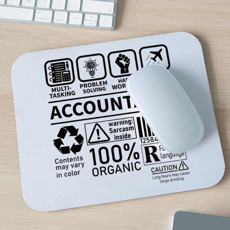 Accountant Multi Tasking Problem Solving Hard Work Mousepad (Querformat)