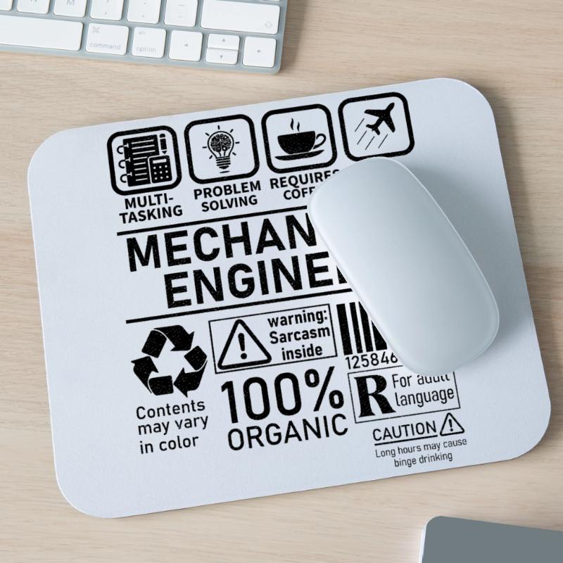 Mechanical Engineer multi tasking problem solving Mousepad (Querformat)