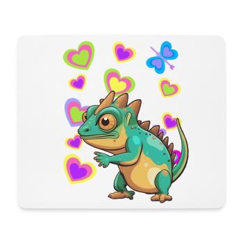 Dino Dinos Kids Enfant Bébé Bambins - Tapis de souris (format paysage) - blanc - Devant