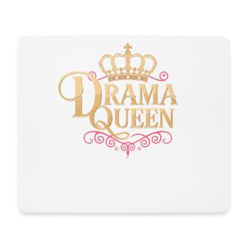 Drama Queen Königin Prinzessin Selbstwert Frauen - Mousepad (Querformat) - Weiß - Vorne