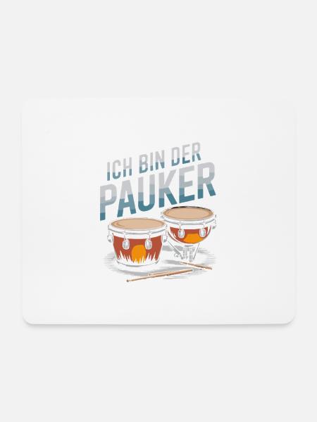 Ich Bin Der Pauker – Rhythmus Im Blut - Mousepad (Querformat) - Weiß