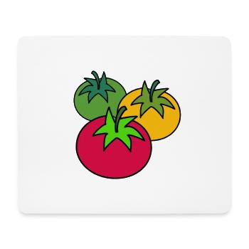 Tomato Tomatoes Vegetables Garden Gardener Cook - Mouse Pad (horizontal) - white - Front