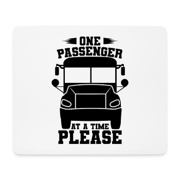 Funny Bus Driver Joke - Mouse Pad (horizontal) - white - Front