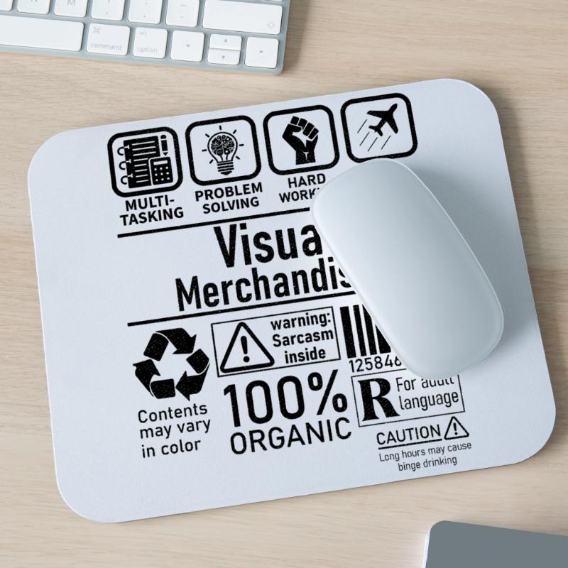Visual Merchandiser multi tasking problem solving Mouse Pad (horizontal)