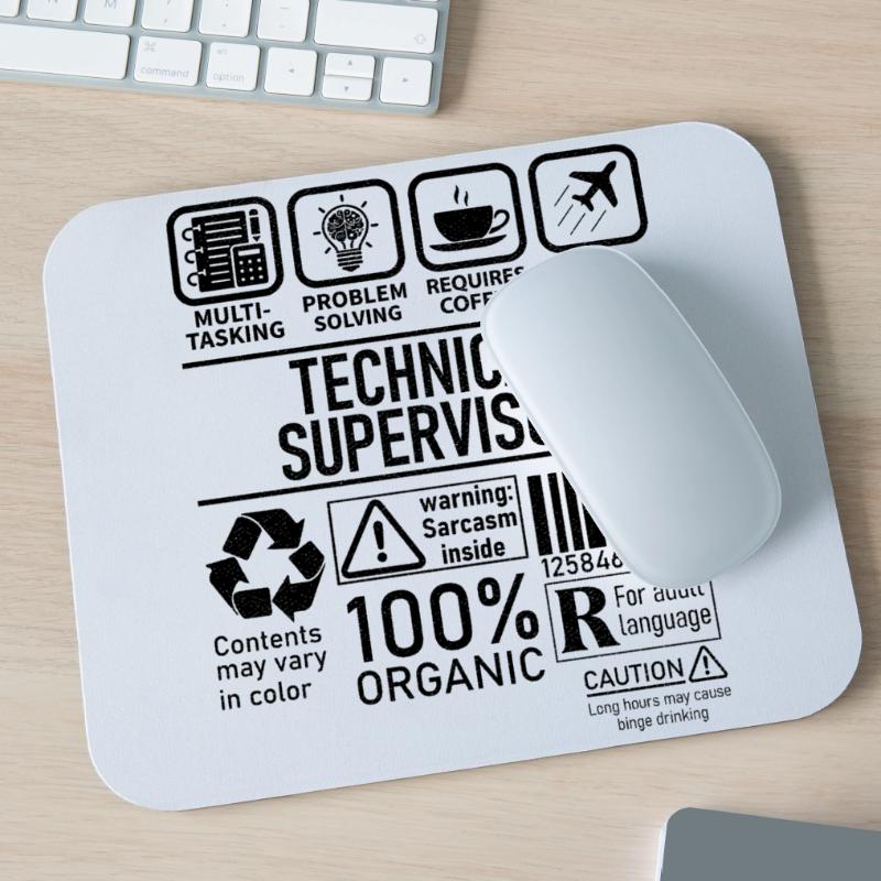 Technical Supervisor multi tasking problem solving Mousepad (Querformat)